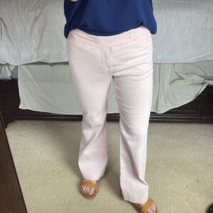 Gap pink and white pinstripe pants